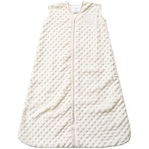 HALO Sleepsack Wearable Blanket, Velboa, Cream Plush Dots, Large
