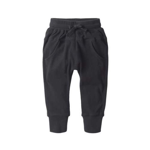 Ribbed Jogger - Black - 6-12 months