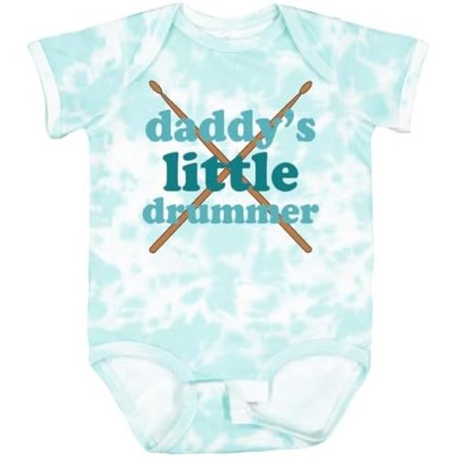 inktastic Daddy's Little Drummer Baby Bodysuit