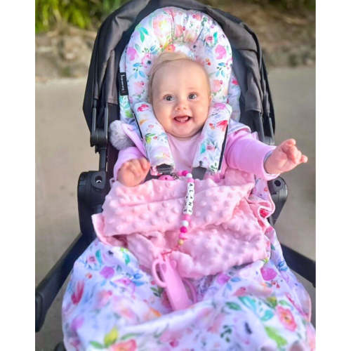 Harmony J - Rainbow Sloth Baby Blanket