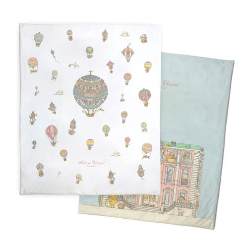 Reversible Quilt Monceau Mansion / Hot Air Balloons - Atelier Choux