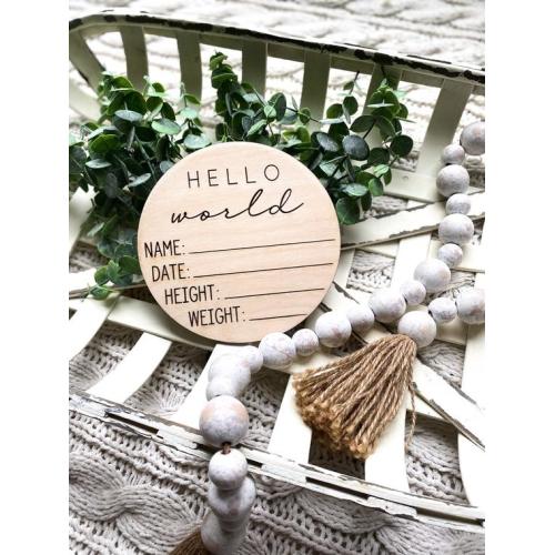 Hello World Birth Announcement Im New Here New Baby - Etsy