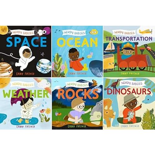 Nerdy Babies Book Set Board book – January 1, 2021