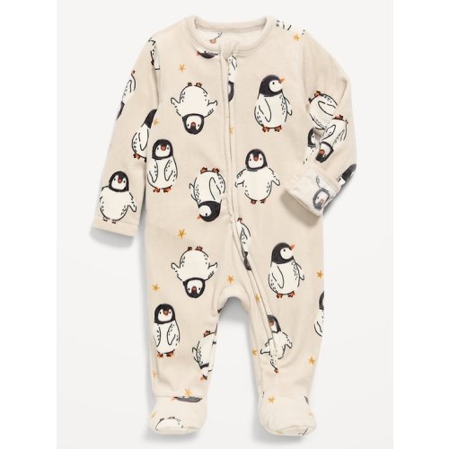 Cozy Knit 2-Way-Zip Sleep & Play Footed One-Piece for Baby