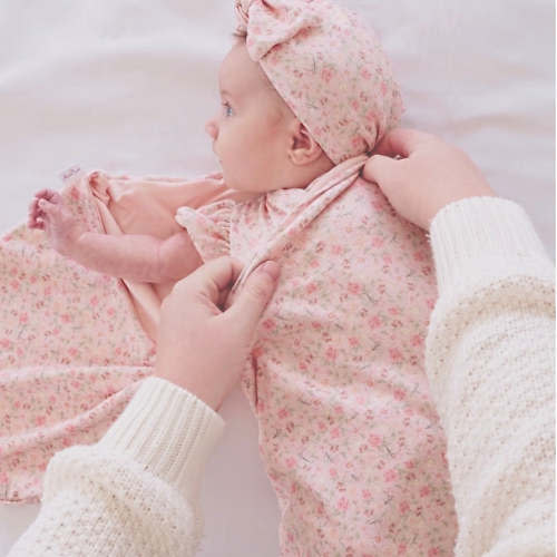 COCOON SWADDLE | Color: Dusty Roses - SMALL