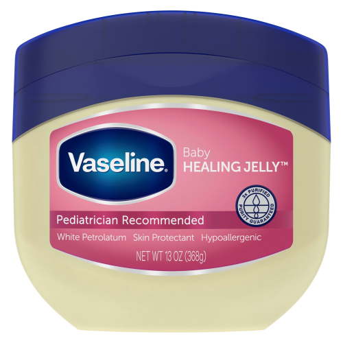 Vaseline Hypoallergenic Newborn Baby Healing Petroleum Jelly, Diaper Rash Prevention, Dermatologist Tested, 13 oz