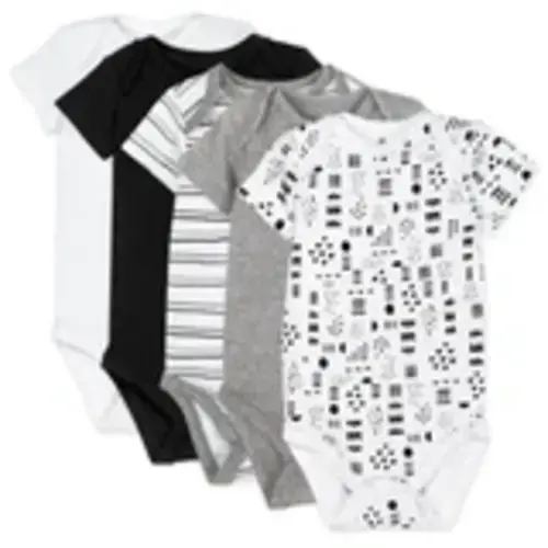 5-Pack Organic Cotton Short Sleeve Bodysuits | Honest Baby Clothing 0-3 m
