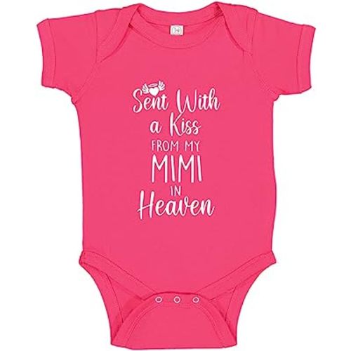 The Shirt Den Sent With A Kiss From My Mimi In Heaven Baby Bodysuit Infant One Piece