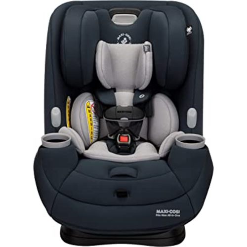 Maxi-Cosi Pria Max All-in-One Convertible Car Seat, Rear Facing Car Seat (4-40 lbs), Forward Facing Car Seat (22-65 lbs), High Back Booster Seat (40-100 lbs), Pure COSI, Essential Graphite