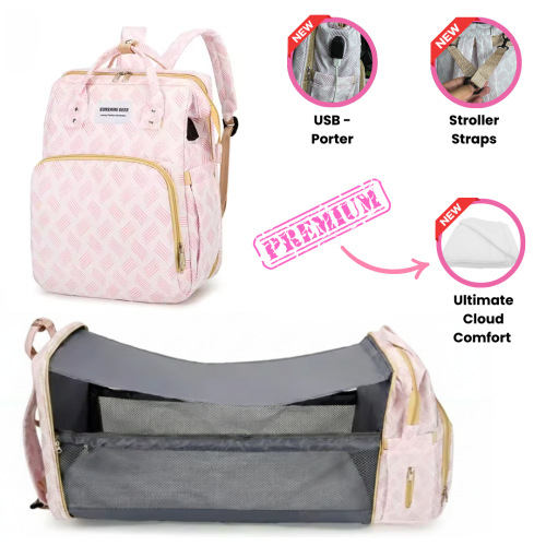 Luxe 3-in-1 Diaper Backpack