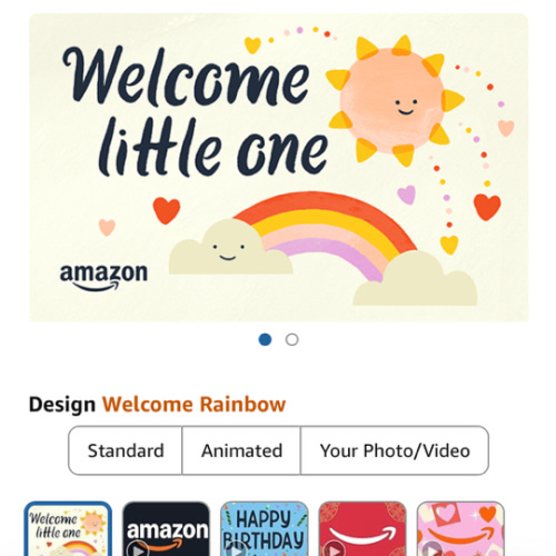 Amazon.com: Amazon eGift Card - Welcome Rainbow: Gift Cards