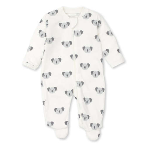 Kissy Love Cheeky Koalas Zip Footie | Kissy Kissy, LLC | Pima Cotton Pajamas