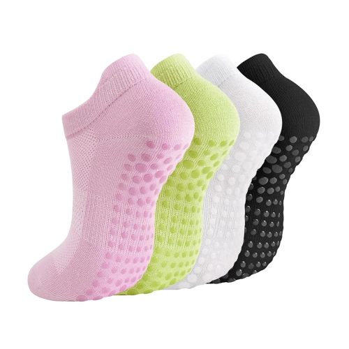 Breslatte Grip Socks Pilates Socks with Grips for Women Non Slip Grippers Womens