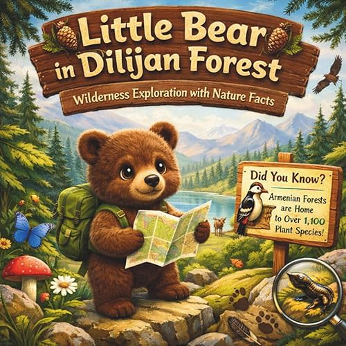 Little Bear in Dilijan Forest — Wilderness Exploration with Nature Facts: A beautifully illustrated story of curiosity, nature, and discovery inspired ... wild forests (Armenian Book For Children) Paperback – December 28, 2025