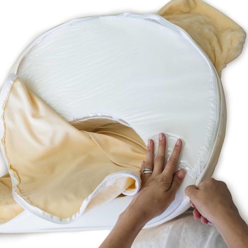 My Brest Friend Original and Deluxe Inner Core Cover Accessory for Baby-Added Nursing Pillow Protection, Clear