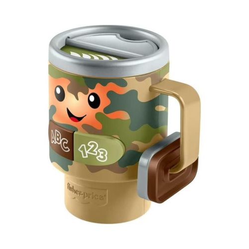Fisher-Price Laugh & Learn Wake up & Learn Coffee Camo Mug Baby & Toddler Toy