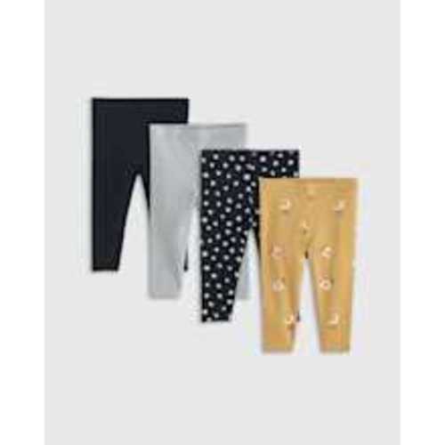 Organic Cotton Leggings 4-Pack - Baby Girl's