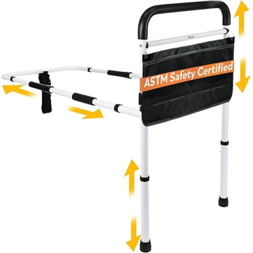 Vaunn Medical New Adjustable Bed Assist Rail Handle