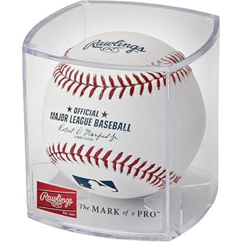 Rawlings | Official 2025 Major League Baseball | Display Case Included | MLB | ROMLB-R