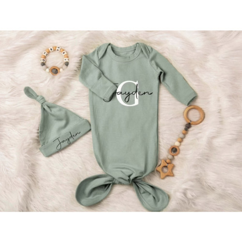 Newborn Gown with Name