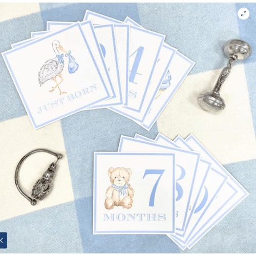 Sir Proper's Month Markers - Buckhead Blue