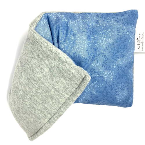 Sacksy Thyme, Heating Pad, 12" x 6.5", Unscented Flaxseed, Blue