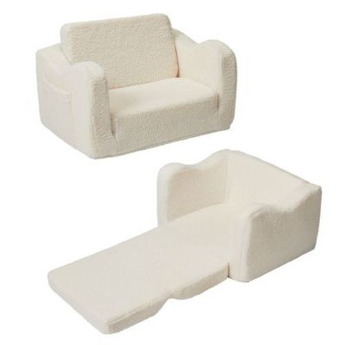 Kids Chairs for Toddler, 2-in-1 Toddler Soft Couch Fold Out, Convertible Sofa