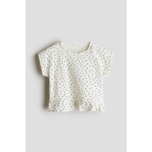 RUFFLE-TRIMMED TOP