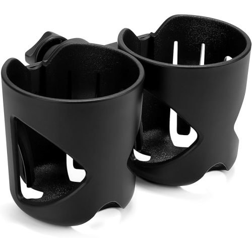 Accmor Universal Cup Holder, Stroller Cup Holder, 360° Rotatable Large Caliber Designed Bottle Holder for Stroller, Bike, Wheelchair, Walker, Scooter