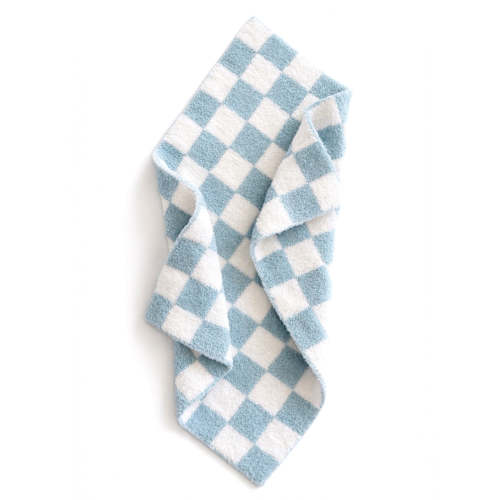 Phufy® Bliss Checkerboard Mini Blanket, Powder