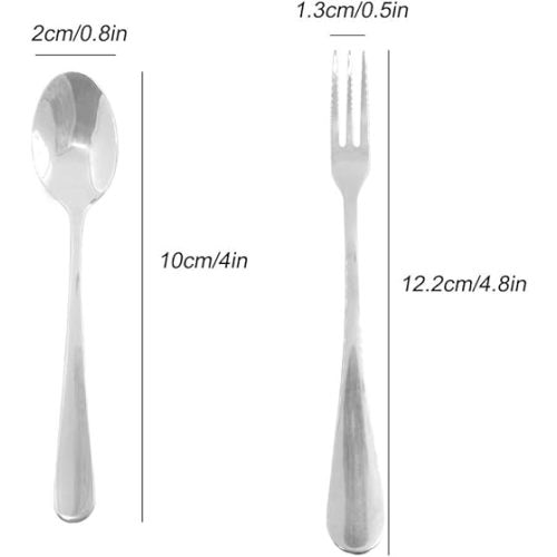 Small forks and spoons