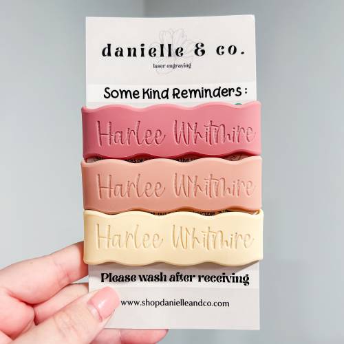 Sunset Silicone Bottle Labels 3 Pack ,Baby Bottle Label, Sippy Cup Label, Personalized Labels for Daycare, Camp Labels