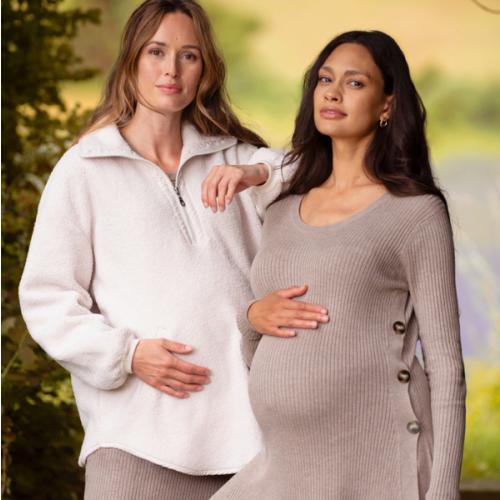 Rib Knit Maternity & Nursing Co-ord Top | Seraphine