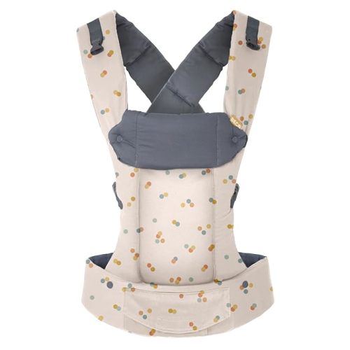 Gemini Baby Carrier by Beco - Ergonomic Baby Carrier, Newborn to Toddler Carrier, Forward Facing Baby Carrier, Back and Hipseat Baby Carrier, Baby Carrier Backpack, Baby Carrier Seat 7-35lbs - Dots