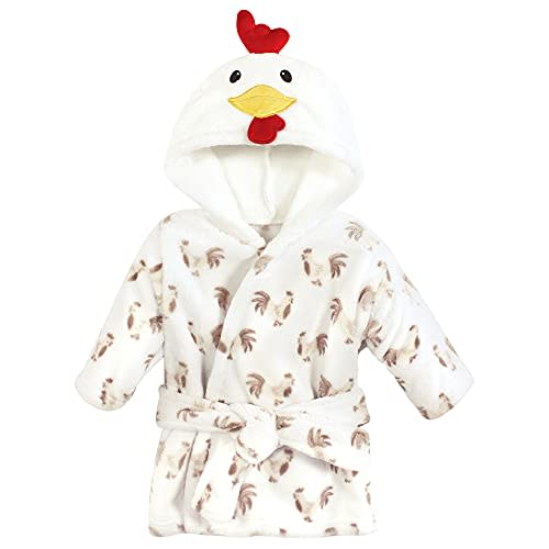 Hudson Baby Unisex Baby Plush Animal Face Bathrobe