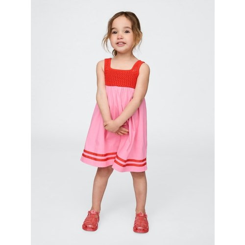 Baby & Toddler Crochet-Yoke Dress | Gap