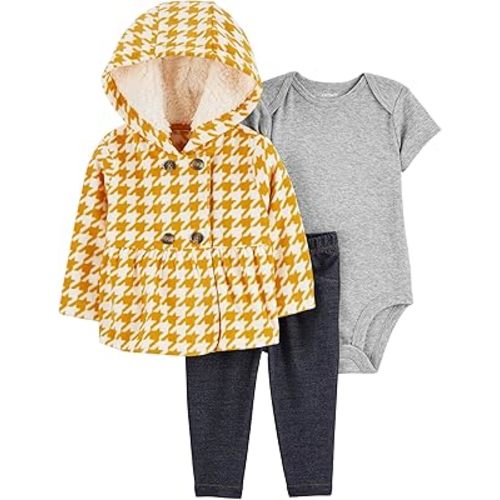 Carter's baby-girls 3-piece Layette Set