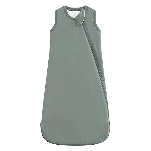 HAPIU Unisex Rayon Made from Bamboo Baby Sleep Sack TOG 1.0, 2-Way Zipper YKK, Wearable Blanket Baby