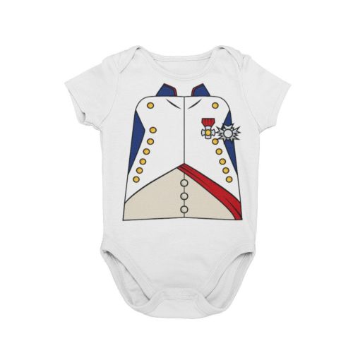 Napoleon Bonaparte Baby Halloween Costume Bodysuit | Baby Cosplay | French General Costume | Historical  | Baby Shower | Birth Announcement