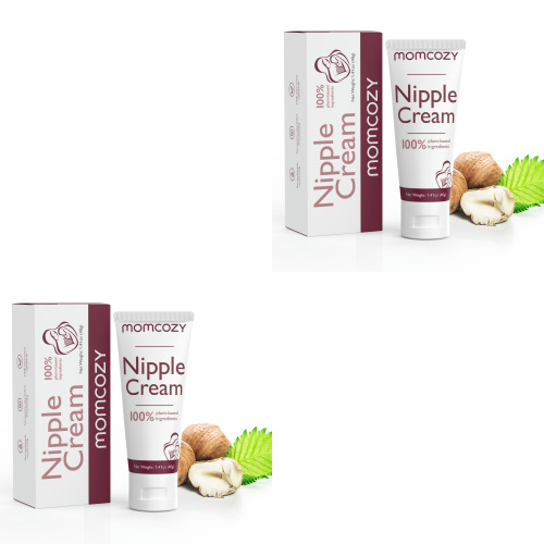 (2 pack) Momcozy 100% Natural Nipple Cream 1.41oz, Vegan Lanolin-Free Nipple Butter, Used with S12 Pro M5 Breast Pumps