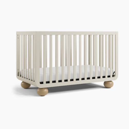 Amalfi Deluxe 5-in-1 Convertible Crib - Frosted Oat With Driftwood