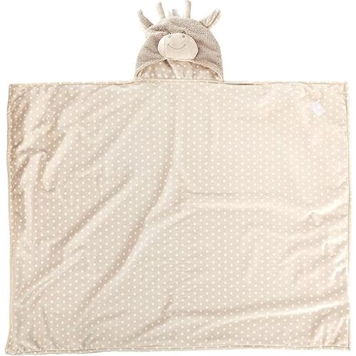 Stephan Baby Terry Plush Hooded Bath Towel, Giraffe, 0-24 Months