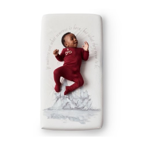 Harry Potter™ Hogwarts™ Picture Perfect Organic Crib Fitted Sheet