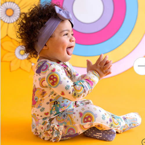 White Baby Girl Sleeper | Groovy Barbie™ and Friends