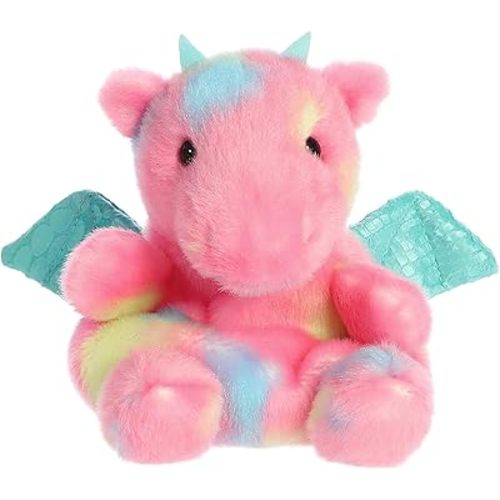 Aurora® Adorable Palm Pals™ Anya Dragon™ Stuffed Animal - Pocket-Sized Play - Collectable Fun - Pink 5 Inches