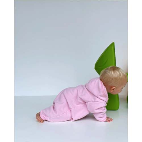 peaches babysuit | dahlia pink