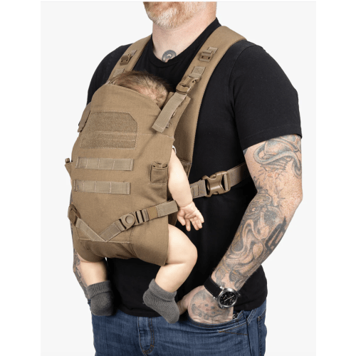 Tactical Baby Carrier® Coyote Brown - The Ultimate Hands-Free Solution by TBG – Tactical Baby Gear