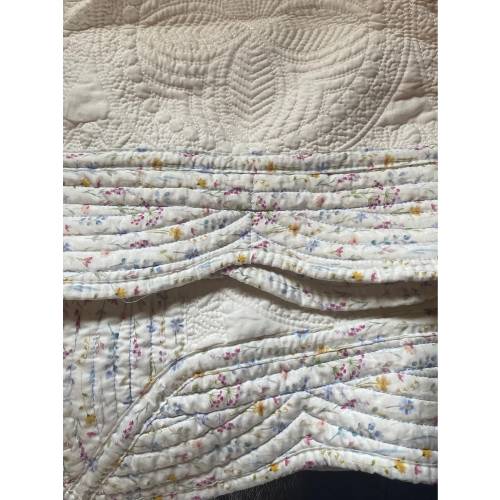 Wildflower Heirloom Baby Blanket, Rustic Floral Print Blanket, Hard to buy for gift. Mom/Grandma/Aunt