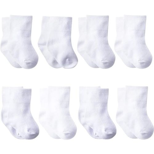 Gerber 8-Pack Wiggle-Proof Jersey Ankle Socks