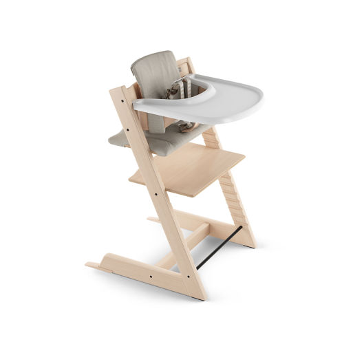 Tripp Trapp® HC Complete Natural w Timeless Grey and Tray